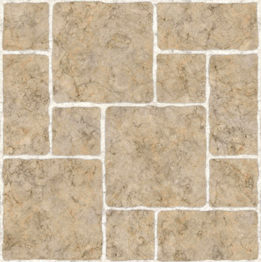 Tappeto vinile bagno pietre beige - TenStickers