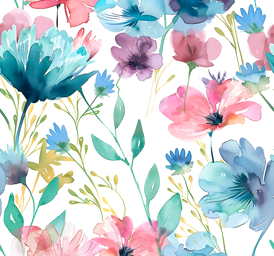 Tappeto vinile fiori fiori selvatici d'estate - TenStickers