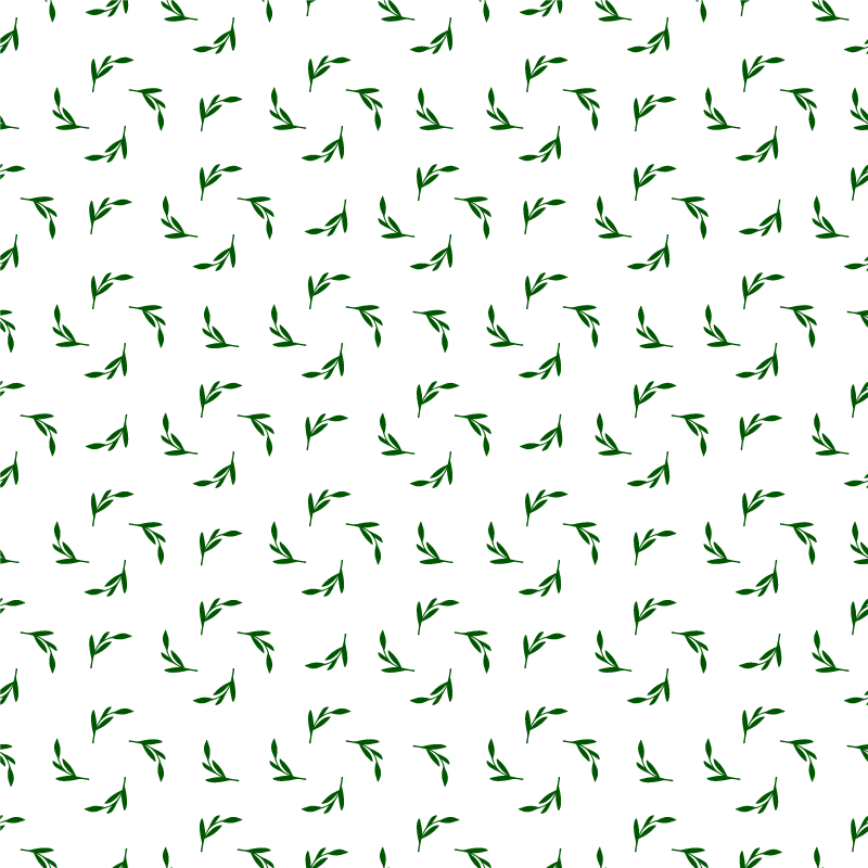 Tappeto vinile fiori illustrazione foglie botaniche - TenStickers