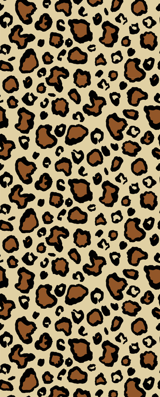 Tappeto vinile stampa animale leopardato classico - TenStickers