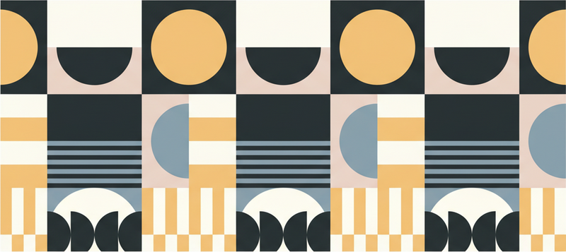 Tappeto in vinile soggiorno motivo astratto moderno - TenStickers