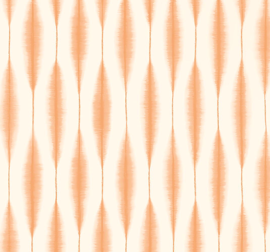Tappeto vinile geometrico ikat kasuri arancione - TenStickers