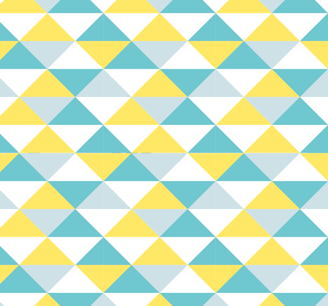 Tappeto vinile geometrico giallo e blu - TenStickers