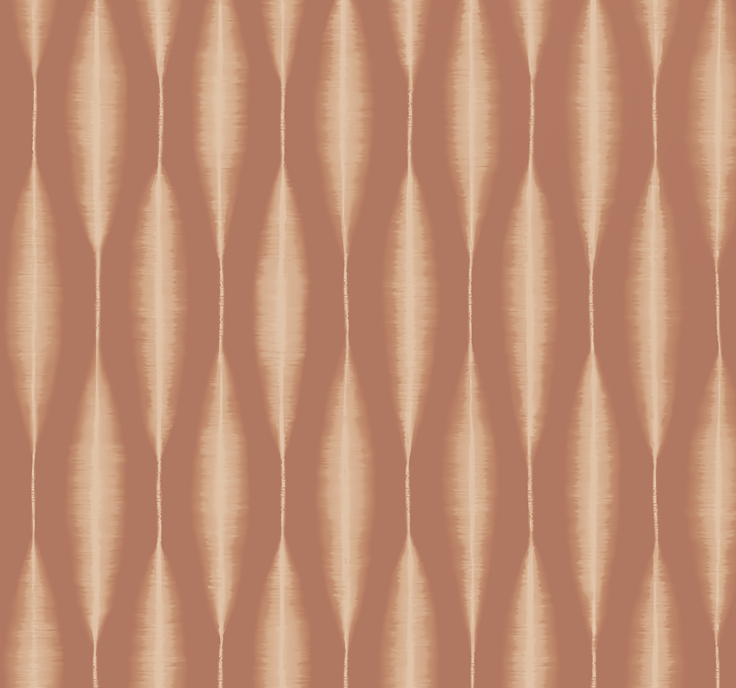 Tappeto vinile geometrico ikat kasuri moka mousse - TenStickers