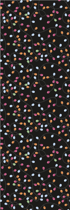 Tappeto vinile natale decorazioni natalizie lumiose - TenStickers