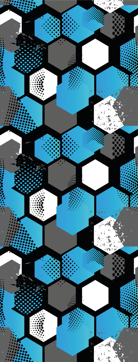 Tappeto vinile camera da letto sfondo calcio astratto - TenStickers