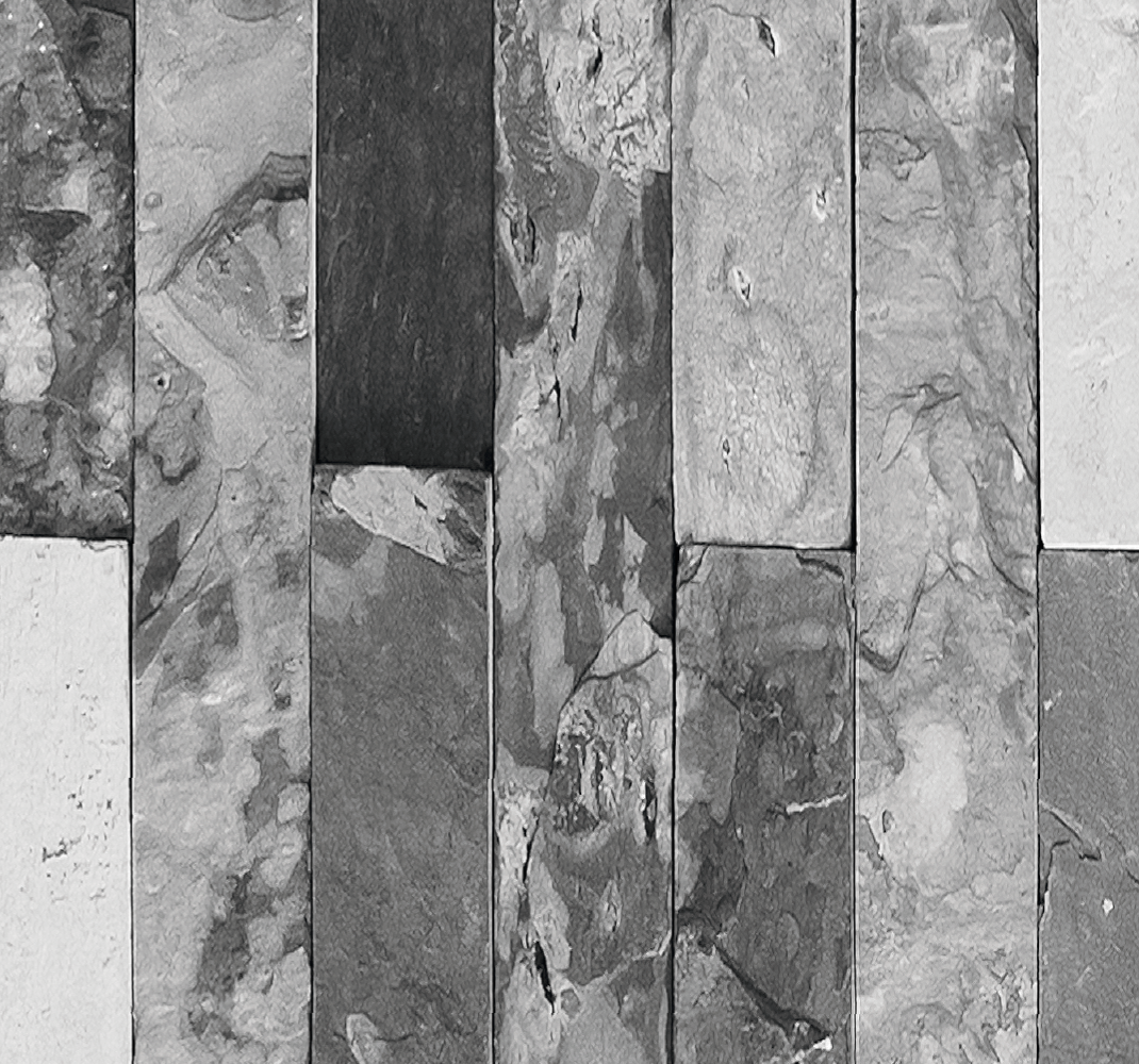 Tappeto vinile camera da letto mattonelle grigio scuro - TenStickers