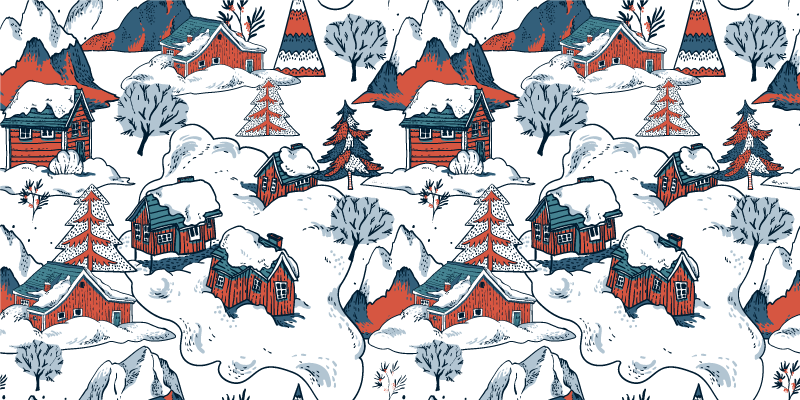 Tappeto vinile natura montagne polacche - TenStickers