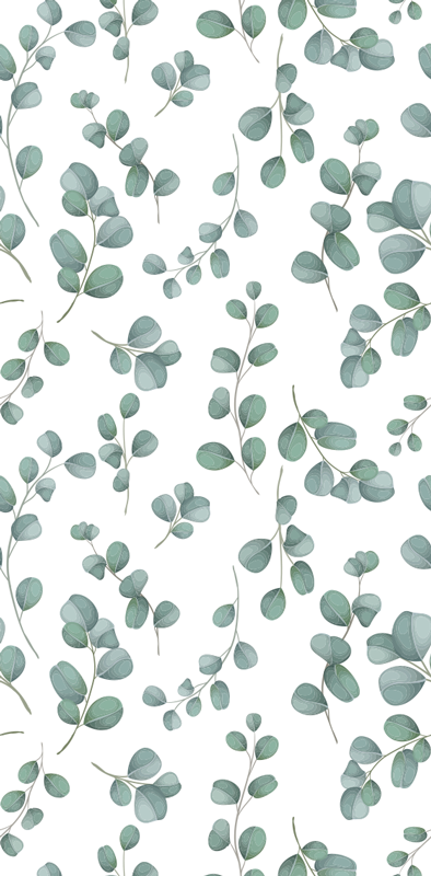 Tappeto vinile camera da letto motivo floreale acquerello - TenStickers