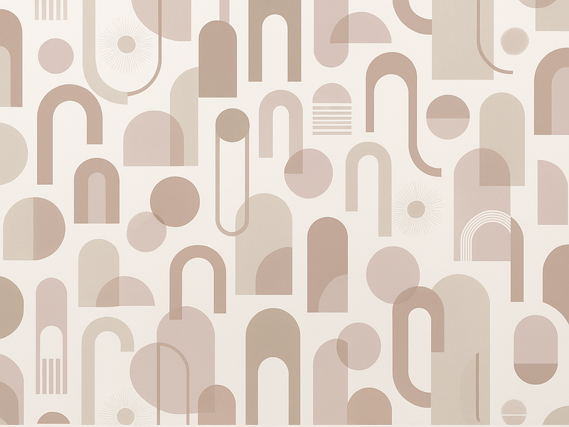 Tappeto vinile camera da letto motivo moderno - TenStickers