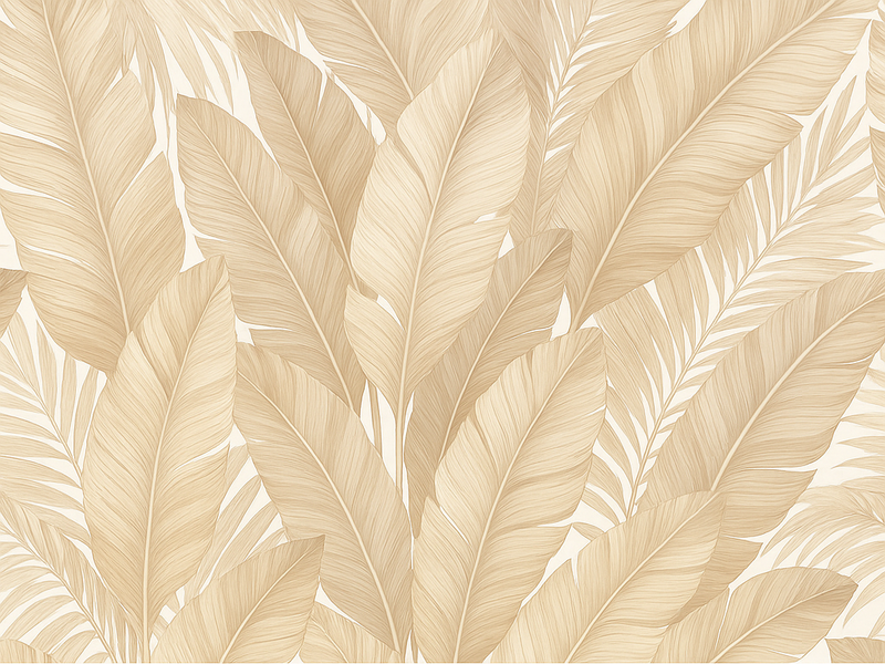 Tappeto vinile camera da letto botanico morbido - TenStickers