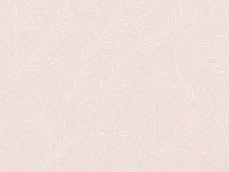 Tappeto vinile camera da letto rosa botanico soft - TenStickers