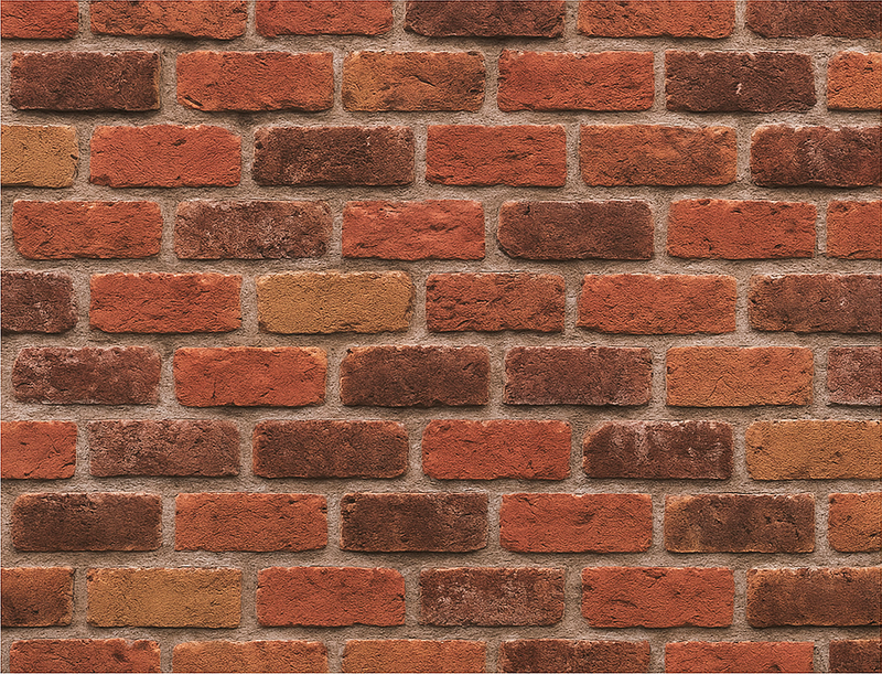 Tappeto vinile camera da letto mattone rustico - TenStickers