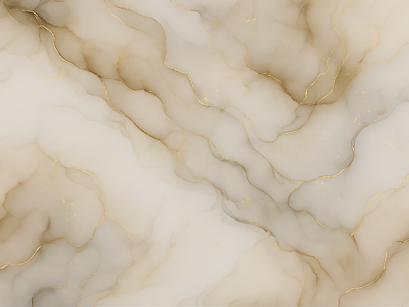 Tappeto vinile camera da letto marmo con oro - TenStickers