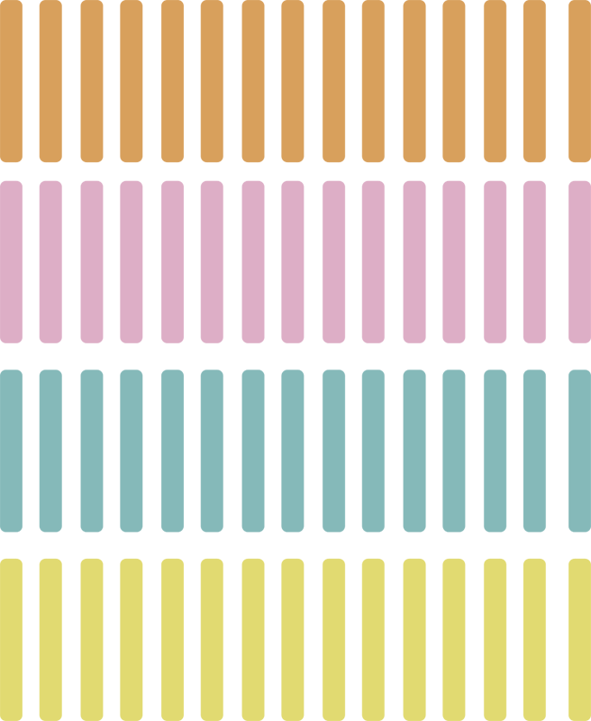 Tappeto vinile geometrico adesivi colorati confetti - TenStickers