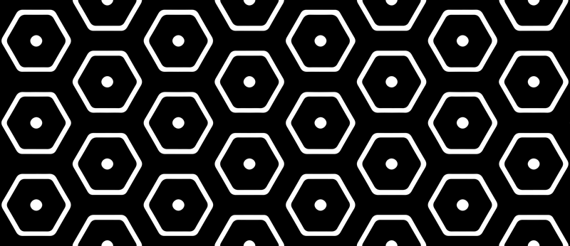 Tappeto vinile geometrico motivo minimalista geometrico - TenStickers