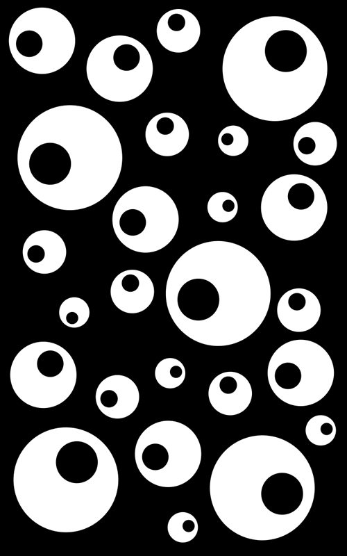 Tappeto vinile geometrico perle d'acqua - TenStickers