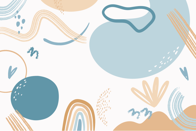 Tappeto vinile geometrico forme colorate - TenStickers