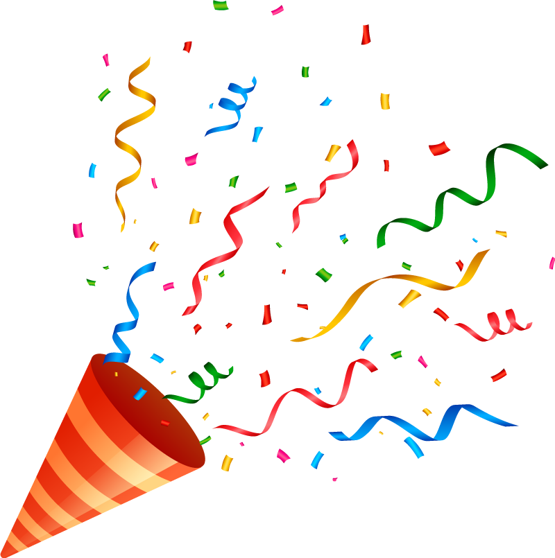 Tappeto vinile geometrico confetti di festa - TenStickers