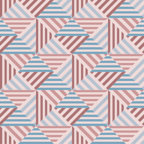 Tappeto vinile geometrico triangoli astratti - TenStickers