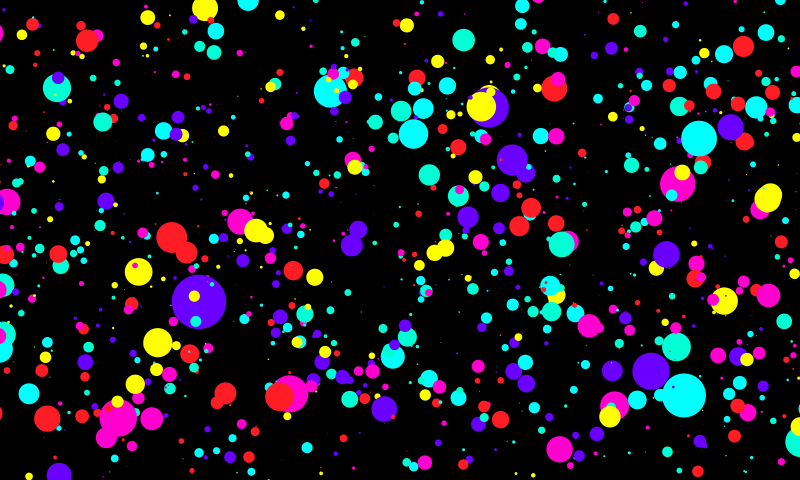 Tappeto vinile geometrico motivo bolle colorate - TenStickers