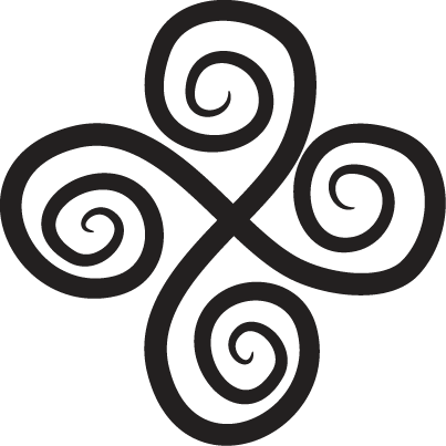 Tappeto vinile geometrico elemento elegante rotante - TenStickers