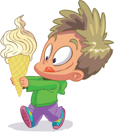 Tappeto vinile per bambini ragazzo con cornetto - TenStickers