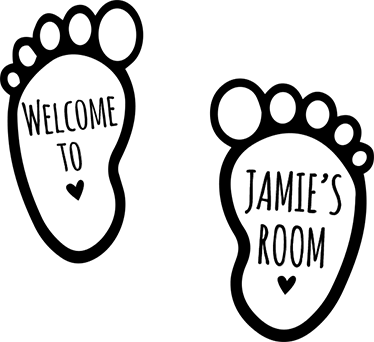 Tappeto vinile per bambini con piedi personalizzati - TenStickers