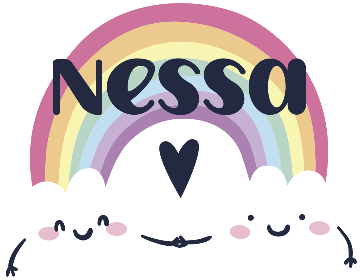 Tappeto vinile per bambini arcobaleno personalizzato - TenStickers