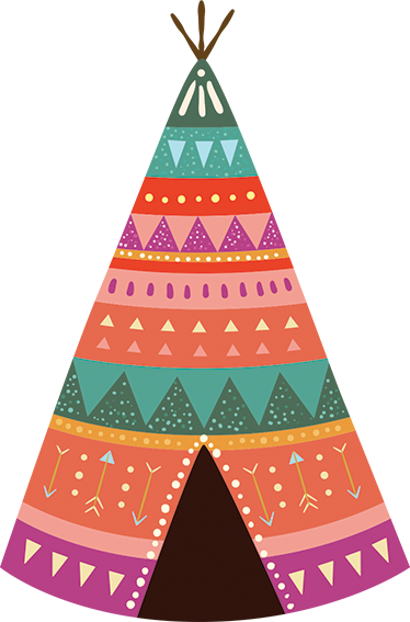 Tappeto vinile per bambini testata negozio indiano - TenStickers