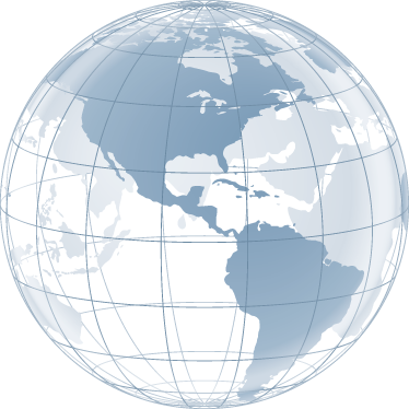 Tappeto vinile camera da letto mappa america blu - TenStickers