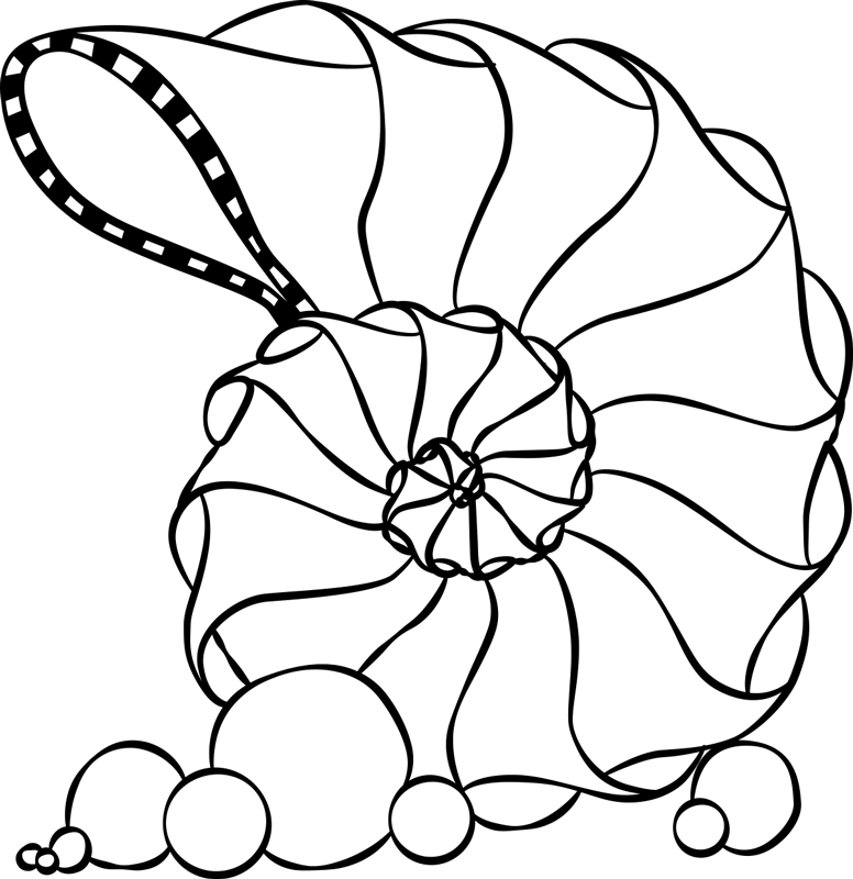 Tappeto vinile camera da letto conchiglia marina - TenStickers