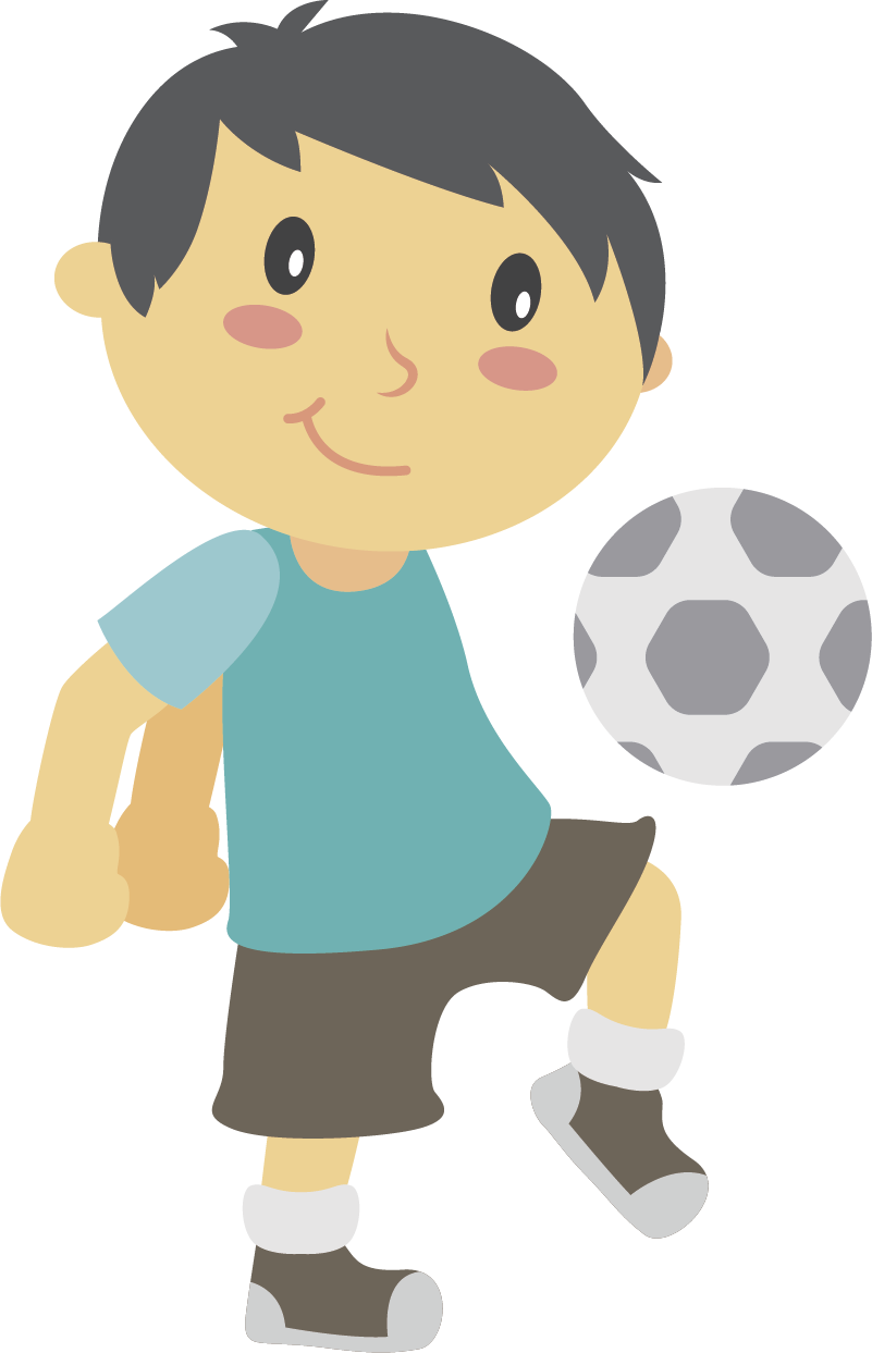 Tappeto vinile per bambini giocando a calcio - TenStickers