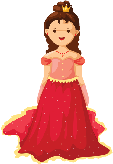 Tappeto vinile per bambini illustrazione regina - TenStickers