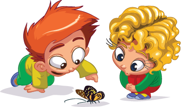 Tappeto vinile per bambini ragazzi curiosi - TenStickers