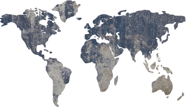 Tappeto vinile mappamondo decorativo parete blu - TenStickers
