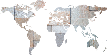 Tappeto vinile mappamondo effetto marmo grigio - TenStickers