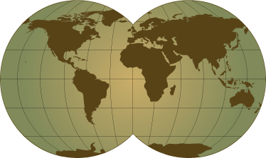 Tappeto vinile mappamondo design sfera verde - TenStickers