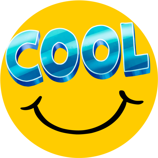 Tappeto vinile per bambini skateboard sorridente cool - TenStickers