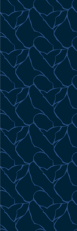 Tappeto vinile bagno design effetto marmo blu - TenStickers