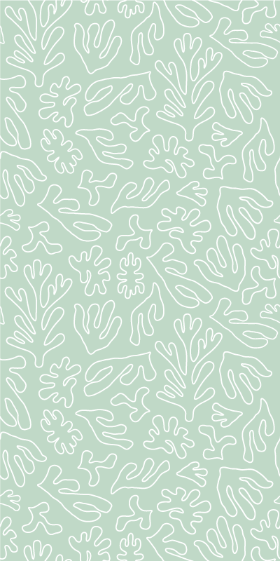 Tappeto pvc cucina alga pensante verde - TenStickers