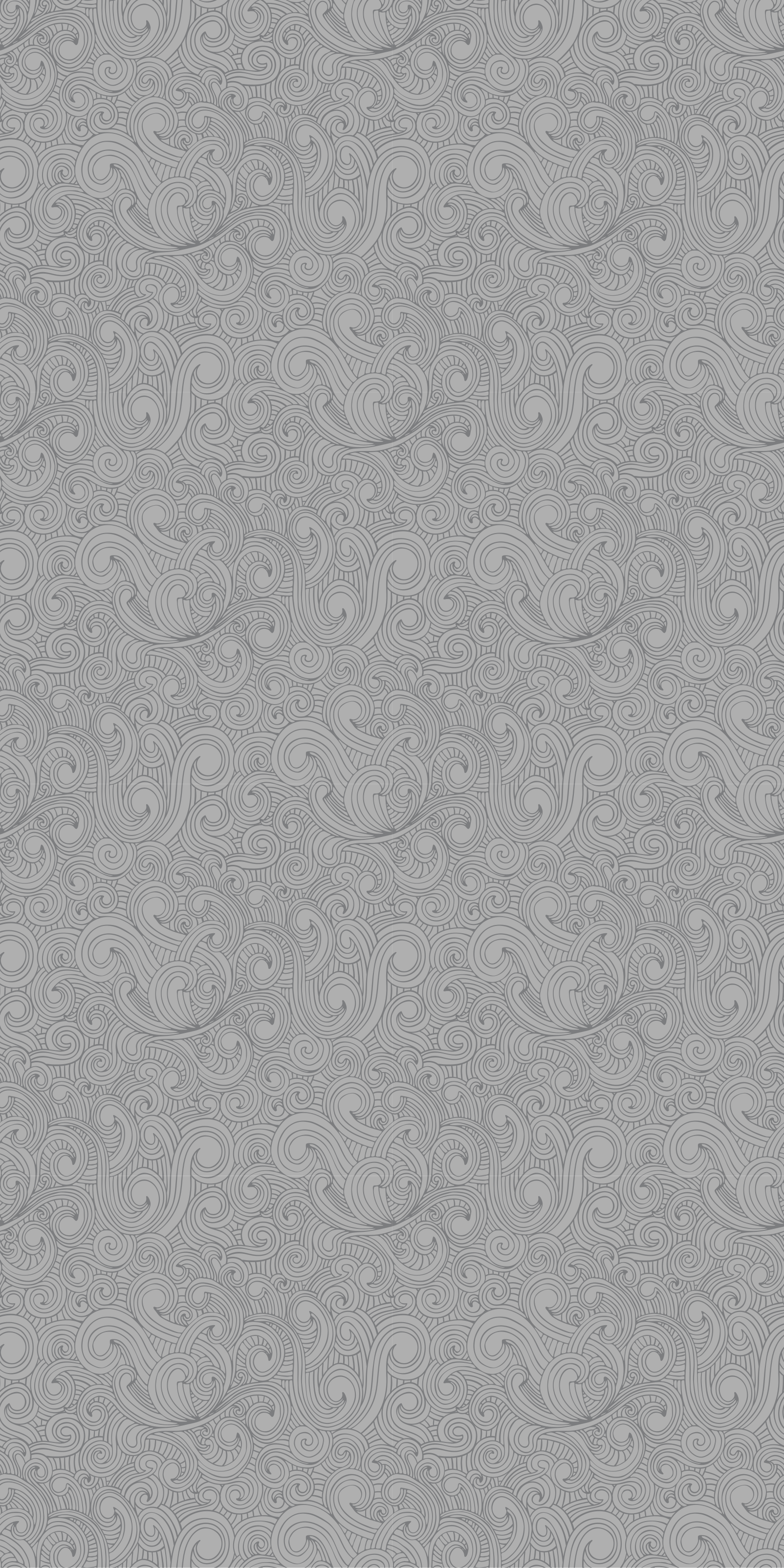 Tappeto pvc cucina motivo floreale grigio - TenStickers