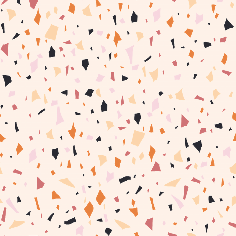 Tappeto pvc cucina lastre terrazzo grigio - TenStickers