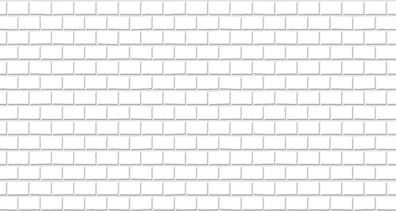 Tappeto pvc cucina mattonelle bianche in pvc - TenStickers