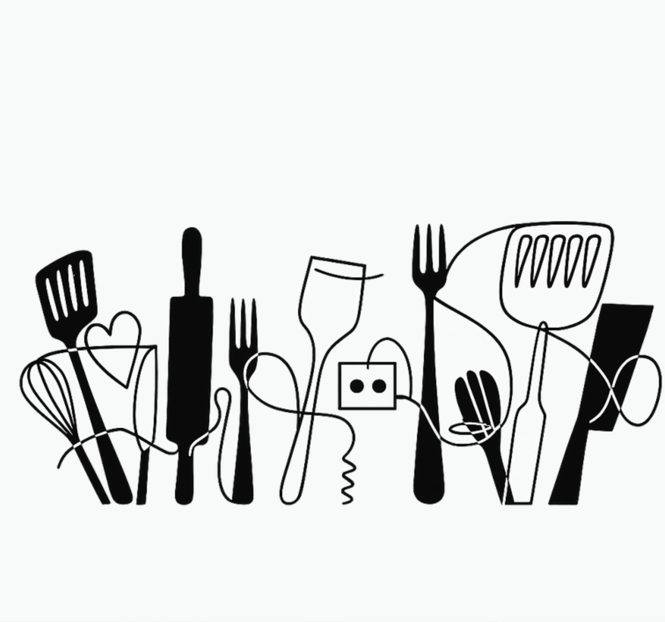 Tappeto pvc cucina accessori da cucina in linea - TenStickers