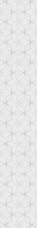 Tappeto pvc cucina piastrelle esagonali minimaliste fiorite - TenStickers