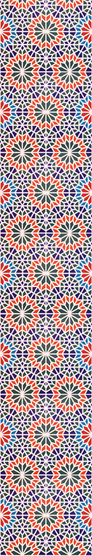 Tappeto pvc cucina piastrelle colorate e originali - TenStickers