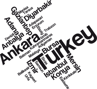 Tappeto vinile camera da letto testo decorativo turchia - TenStickers