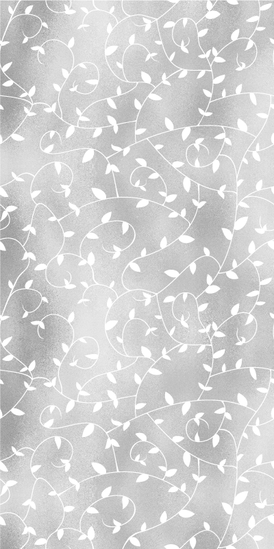 Tappeto vinile ufficio rami bianchi e argento - TenStickers