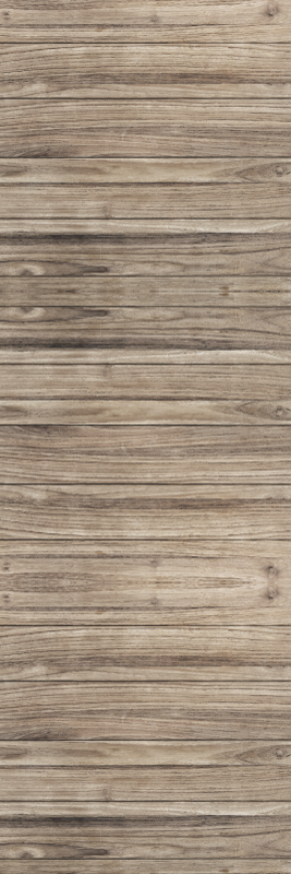 Tappeto vinile ufficio tavole di legno grigie rustiche - TenStickers